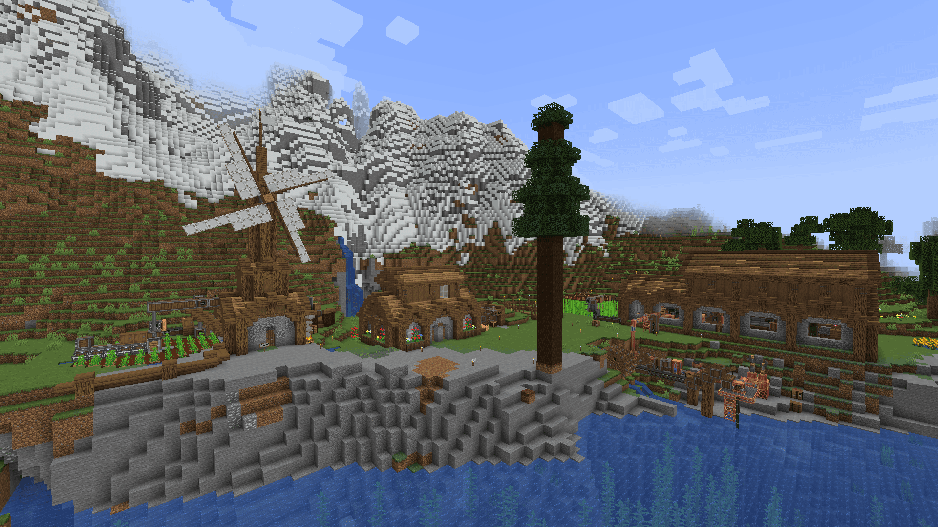 A screenshot from the server